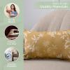 imageMaison d Hermine Decorative Pillow Covers 20x20 Inch Square 100 Cotton Throw Pillow Covers with Zipper  Chair Couches Sofas Bedroom Home for Easter Decorations Savana Jouy  Beige15  Louxor  Dark Beige