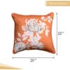 imageMaison d Hermine Decorative Pillow Covers 20x20 Inch Square 100 Cotton Throw Pillow Covers with Zipper  Chair Couches Sofas Bedroom Home for Easter Decorations Savana Jouy  Beige30  Pretty Autumn