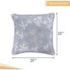 imageMaison d Hermine Decorative Pillow Covers 20x20 Inch Square 100 Cotton Throw Pillow Covers with Zipper  Chair Couches Sofas Bedroom Home for Easter Decorations Savana Jouy  Beige19  Louxor  Dark Blue