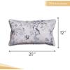 imageMaison d Hermine Decorative Pillow Covers 20x20 Inch Square 100 Cotton Throw Pillow Covers with Zipper  Chair Couches Sofas Bedroom Home for Easter Decorations Savana Jouy  Beige04  Equinoxe  Blue