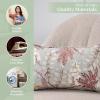 imageMaison d Hermine Decorative Pillow Covers 20x20 Inch Square 100 Cotton Throw Pillow Covers with Zipper  Chair Couches Sofas Bedroom Home for Easter Decorations Savana Jouy  Beige11  Feuillage  Light Taupe