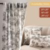 imageMaison d Hermine Decorative Pillow Covers 20x20 Inch Square 100 Cotton Throw Pillow Covers with Zipper  Chair Couches Sofas Bedroom Home for Easter Decorations Savana Jouy  Beige03  Savana Jouy  Beige Giraffe