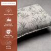 imageMaison d Hermine Decorative Pillow Covers 20x20 Inch Square 100 Cotton Throw Pillow Covers with Zipper  Chair Couches Sofas Bedroom Home for Easter Decorations Savana Jouy  Beige01  Savana Jouy  Blue