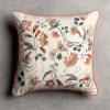 imageMaison d Hermine Decorative Pillow Covers 20x20 Inch Square 100 Cotton Throw Pillow Covers with Zipper  Chair Couches Sofas Bedroom Home for Easter Decorations Savana Jouy  Beige27  Dalida  Beige