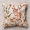 imageMaison d Hermine Decorative Pillow Covers 20x20 Inch Square 100 Cotton Throw Pillow Covers with Zipper  Chair Couches Sofas Bedroom Home for Easter Decorations Savana Jouy  Beige29  Pumpkin Passion
