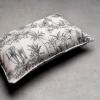 imageMaison d Hermine Decorative Pillow Covers 20x20 Inch Square 100 Cotton Throw Pillow Covers with Zipper  Chair Couches Sofas Bedroom Home for Easter Decorations Savana Jouy  Beige02  Savana Jouy  Black