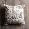 imageMaison d Hermine Decorative Pillow Covers 20x20 Inch Square 100 Cotton Throw Pillow Covers with Zipper  Chair Couches Sofas Bedroom Home for Easter Decorations Savana Jouy  Beige03  Savana Jouy  Beige Giraffe