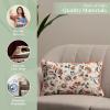 imageMaison d Hermine Decorative Pillow Covers 20x20 Inch Square 100 Cotton Throw Pillow Covers with Zipper  Chair Couches Sofas Bedroom Home for Easter Decorations Savana Jouy  Beige27  Dalida  Beige