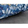imageMaison d Hermine Decorative Pillow Covers 20x20 Inch Square 100 Cotton Throw Pillow Covers with Zipper  Chair Couches Sofas Bedroom Home for Easter Decorations Savana Jouy  Beige13  Feuillage  Air Force Blue