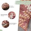 imageMaison d Hermine Decorative Pillow Covers 20x20 Inch Square 100 Cotton Throw Pillow Covers with Zipper  Chair Couches Sofas Bedroom Home for Easter Decorations Savana Jouy  Beige16  Feuillage  Cameo Brown