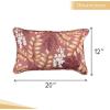 imageMaison d Hermine Decorative Pillow Covers 20x20 Inch Square 100 Cotton Throw Pillow Covers with Zipper  Chair Couches Sofas Bedroom Home for Easter Decorations Savana Jouy  Beige16  Feuillage  Cameo Brown