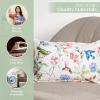 imageMaison d Hermine Decorative Pillow Covers 20x20 Inch Square 100 Cotton Throw Pillow Covers with Zipper  Chair Couches Sofas Bedroom Home for Easter Decorations Savana Jouy  Beige07  Neo Ipomee  Multicolor