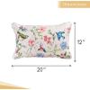 imageMaison d Hermine Decorative Pillow Covers 20x20 Inch Square 100 Cotton Throw Pillow Covers with Zipper  Chair Couches Sofas Bedroom Home for Easter Decorations Savana Jouy  Beige07  Neo Ipomee  Multicolor
