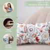 imageMaison d Hermine Decorative Pillow Covers 20x20 Inch Square 100 Cotton Throw Pillow Covers with Zipper  Chair Couches Sofas Bedroom Home for Easter Decorations Savana Jouy  Beige14  Nellore