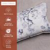 imageMaison d Hermine Decorative Pillow Covers 20x20 Inch Square 100 Cotton Throw Pillow Covers with Zipper  Chair Couches Sofas Bedroom Home for Easter Decorations Savana Jouy  Beige04  Equinoxe  Blue