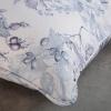 imageMaison d Hermine Decorative Pillow Covers 20x20 Inch Square 100 Cotton Throw Pillow Covers with Zipper  Chair Couches Sofas Bedroom Home for Easter Decorations Savana Jouy  Beige04  Equinoxe  Blue