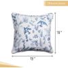 imageMaison d Hermine Decorative Pillow Covers 20x20 Inch Square 100 Cotton Throw Pillow Covers with Zipper  Chair Couches Sofas Bedroom Home for Easter Decorations Savana Jouy  Beige22  Neo Ipomee  White