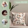 imageMaison d Hermine Decorative Pillow Covers 20x20 Inch Square 100 Cotton Throw Pillow Covers with Zipper  Chair Couches Sofas Bedroom Home for Easter Decorations Savana Jouy  Beige27  Dalida  Beige