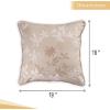 imageMaison d Hermine Decorative Pillow Covers 20x20 Inch Square 100 Cotton Throw Pillow Covers with Zipper  Chair Couches Sofas Bedroom Home for Easter Decorations Savana Jouy  Beige18  Louxor  Beige