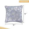 imageMaison d Hermine Decorative Pillow Covers 20x20 Inch Square 100 Cotton Throw Pillow Covers with Zipper  Chair Couches Sofas Bedroom Home for Easter Decorations Savana Jouy  Beige19  Louxor  Dark Blue
