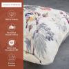 imageMaison d Hermine Decorative Pillow Covers 20x20 Inch Square 100 Cotton Throw Pillow Covers with Zipper  Chair Couches Sofas Bedroom Home for Easter Decorations Savana Jouy  Beige08  Equinoxe