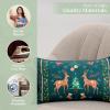 imageMaison d Hermine Decorative Pillow Covers 20x20 Inch Square 100 Cotton Throw Pillow Covers with Zipper  Chair Couches Sofas Bedroom Home for Easter Decorations Savana Jouy  Beige20  Hygge Christmas