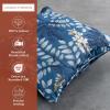 imageMaison d Hermine Decorative Pillow Covers 20x20 Inch Square 100 Cotton Throw Pillow Covers with Zipper  Chair Couches Sofas Bedroom Home for Easter Decorations Savana Jouy  Beige13  Feuillage  Air Force Blue