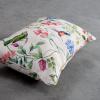imageMaison d Hermine Decorative Pillow Covers 20x20 Inch Square 100 Cotton Throw Pillow Covers with Zipper  Chair Couches Sofas Bedroom Home for Easter Decorations Savana Jouy  Beige07  Neo Ipomee  Multicolor