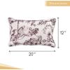 imageMaison d Hermine Decorative Pillow Covers 20x20 Inch Square 100 Cotton Throw Pillow Covers with Zipper  Chair Couches Sofas Bedroom Home for Easter Decorations Savana Jouy  Beige28  Bonobo  Brown