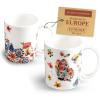 imageMaison d Hermine Coffee Mug with Handles Fine Bone China Pack of One Coffee Mug for Hot Beverages Cappuccino Latte Home Restaurant Perfect for Men ampamp Women Champ De Mars  Paris 15 Ounce4  Happy Florals  High Summer