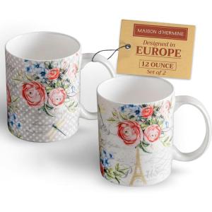 imageMaison d Hermine Coffee Mug with Handles Fine Bone China Pack of One Coffee Mug for Hot Beverages Cappuccino Latte Home Restaurant Perfect for Men ampamp Women Champ De Mars  Paris 15 Ounce5  Champ De Mars