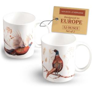imageMaison d Hermine Coffee Mug with Handles Fine Bone China Pack of One Coffee Mug for Hot Beverages Cappuccino Latte Home Restaurant Perfect for Men ampamp Women Champ De Mars  Paris 15 Ounce7  Faisan DAutomne