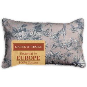 imageMaison d Hermine Decorative Pillow Covers 20x20 Inch Square 100 Cotton Throw Pillow Covers with Zipper  Chair Couches Sofas Bedroom Home for Easter Decorations Savana Jouy  Beige03  Savana Jouy  Beige