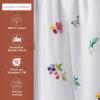 imageMaison d Hermine Easter Dew 100 Cotton Set of 3 Kitchen Rod Pocket Window Curtain for Cafe  Kitchen  Bedroom  Home 2 Tiers 28quotX36quot and 1 Valance 56quotX18quot25  Printemps