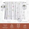 imageMaison d Hermine Easter Dew 100 Cotton Set of 3 Kitchen Rod Pocket Window Curtain for Cafe  Kitchen  Bedroom  Home 2 Tiers 28quotX36quot and 1 Valance 56quotX18quot25  Printemps