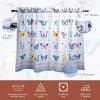 imageMaison d Hermine Easter Dew 100 Cotton Set of 3 Kitchen Rod Pocket Window Curtain for Cafe  Kitchen  Bedroom  Home 2 Tiers 28quotX36quot and 1 Valance 56quotX18quot22  Blossoms in Spring