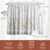 imageMaison d Hermine Easter Dew 100 Cotton Set of 3 Kitchen Rod Pocket Window Curtain for Cafe  Kitchen  Bedroom  Home 2 Tiers 28quotX36quot and 1 Valance 56quotX18quot38  Easter Dew