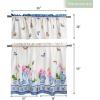 imageMaison d Hermine Easter Dew 100 Cotton Set of 3 Kitchen Rod Pocket Window Curtain for Cafe  Kitchen  Bedroom  Home 2 Tiers 28quotX36quot and 1 Valance 56quotX18quot18  Canton