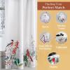 imageMaison d Hermine Easter Dew 100 Cotton Set of 3 Kitchen Rod Pocket Window Curtain for Cafe  Kitchen  Bedroom  Home 2 Tiers 28quotX36quot and 1 Valance 56quotX18quot27  Morzine