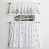imageMaison d Hermine Easter Dew 100 Cotton Set of 3 Kitchen Rod Pocket Window Curtain for Cafe  Kitchen  Bedroom  Home 2 Tiers 28quotX36quot and 1 Valance 56quotX18quot25  Printemps