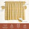 imageMaison d Hermine Easter Dew 100 Cotton Set of 3 Kitchen Rod Pocket Window Curtain for Cafe  Kitchen  Bedroom  Home 2 Tiers 28quotX36quot and 1 Valance 56quotX18quot28  Marquise