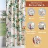 imageMaison d Hermine Easter Dew 100 Cotton Set of 3 Kitchen Rod Pocket Window Curtain for Cafe  Kitchen  Bedroom  Home 2 Tiers 28quotX36quot and 1 Valance 56quotX18quot33  Holly Time