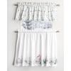 imageMaison d Hermine Easter Dew 100 Cotton Set of 3 Kitchen Rod Pocket Window Curtain for Cafe  Kitchen  Bedroom  Home 2 Tiers 28quotX36quot and 1 Valance 56quotX18quot27  Morzine