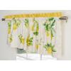 imageMaison d Hermine Easter Dew 100 Cotton Set of 3 Kitchen Rod Pocket Window Curtain for Cafe  Kitchen  Bedroom  Home 2 Tiers 28quotX36quot and 1 Valance 56quotX18quot24  Limoncello