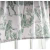 imageMaison d Hermine Easter Dew 100 Cotton Set of 3 Kitchen Rod Pocket Window Curtain for Cafe  Kitchen  Bedroom  Home 2 Tiers 28quotX36quot and 1 Valance 56quotX18quot14  the Miller  Antique Green
