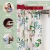 imageMaison d Hermine Easter Dew 100 Cotton Set of 3 Kitchen Rod Pocket Window Curtain for Cafe  Kitchen  Bedroom  Home 2 Tiers 28quotX36quot and 1 Valance 56quotX18quot33  Holly Time