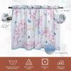 imageMaison d Hermine Easter Dew 100 Cotton Set of 3 Kitchen Rod Pocket Window Curtain for Cafe  Kitchen  Bedroom  Home 2 Tiers 28quotX36quot and 1 Valance 56quotX18quot21  Blossoms in Spring