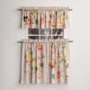 imageMaison d Hermine Easter Dew 100 Cotton Set of 3 Kitchen Rod Pocket Window Curtain for Cafe  Kitchen  Bedroom  Home 2 Tiers 28quotX36quot and 1 Valance 56quotX18quot32  Potiron