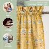 imageMaison d Hermine Easter Dew 100 Cotton Set of 3 Kitchen Rod Pocket Window Curtain for Cafe  Kitchen  Bedroom  Home 2 Tiers 28quotX36quot and 1 Valance 56quotX18quot28  Marquise
