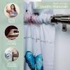 imageMaison d Hermine Easter Dew 100 Cotton Set of 3 Kitchen Rod Pocket Window Curtain for Cafe  Kitchen  Bedroom  Home 2 Tiers 28quotX36quot and 1 Valance 56quotX18quot22  Blossoms in Spring
